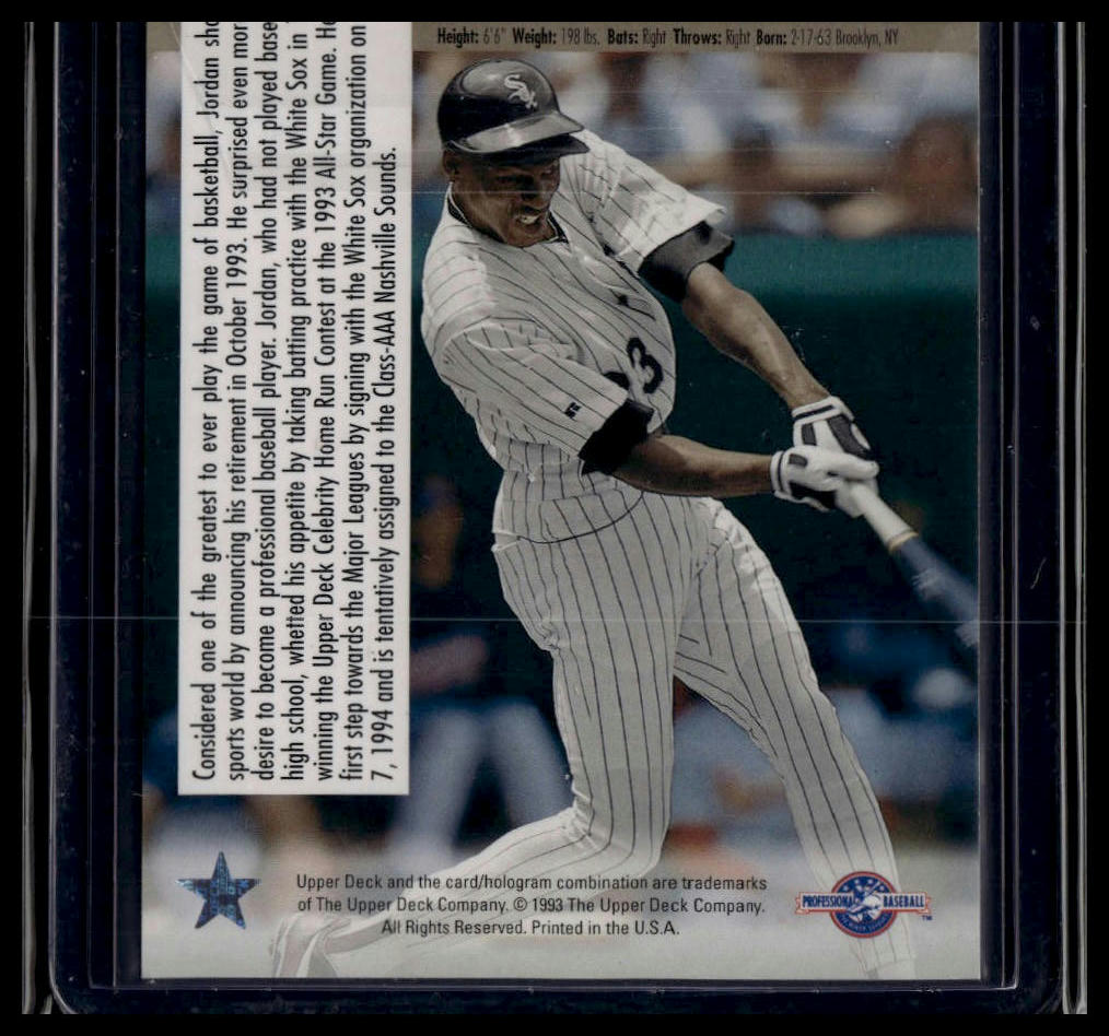 1994 Upper Deck Minor League #MJ23b Michael Jordan Michael Jordan Silver Foil