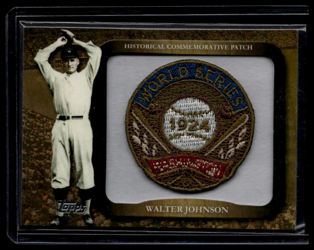 2009 Topps #LPR-54 Walter Johnson Legends Commemorative Patch
