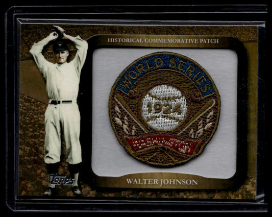 2009 Topps #LPR-54 Walter Johnson Legends Commemorative Patch