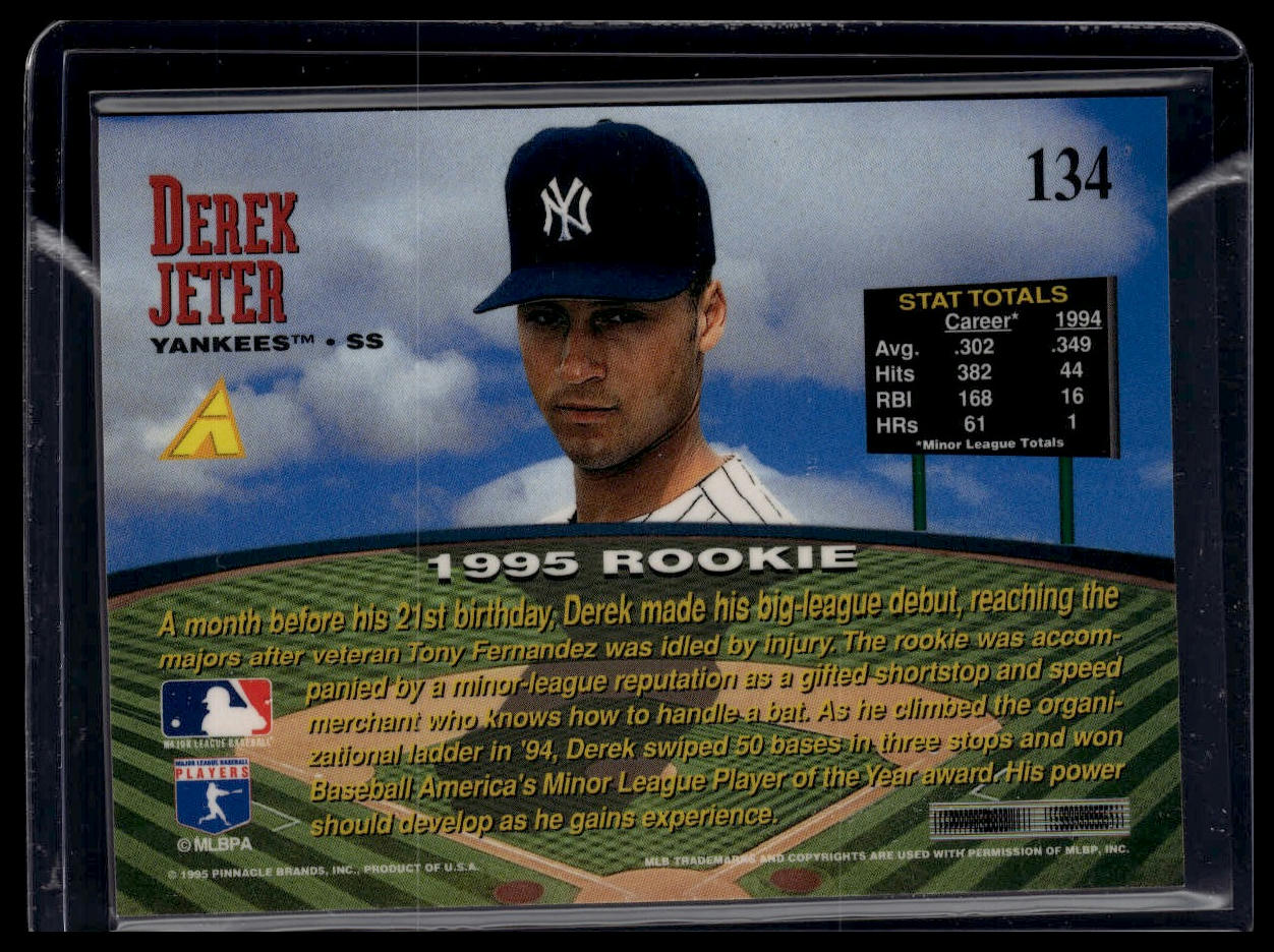 1995 Zenith #134 Derek Jeter