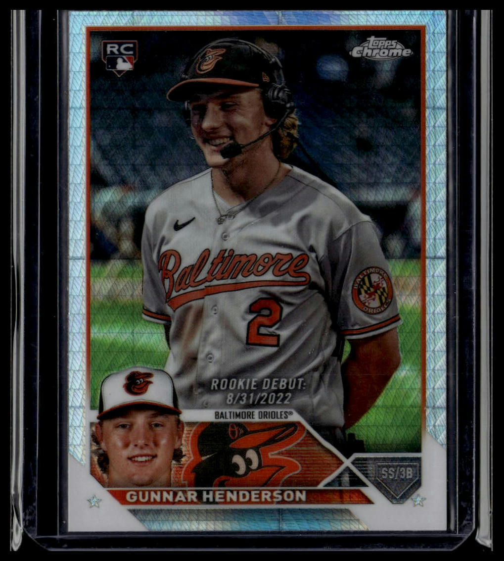 2023 Topps Chrome Update #USC208 Gunnar Henderson Prism