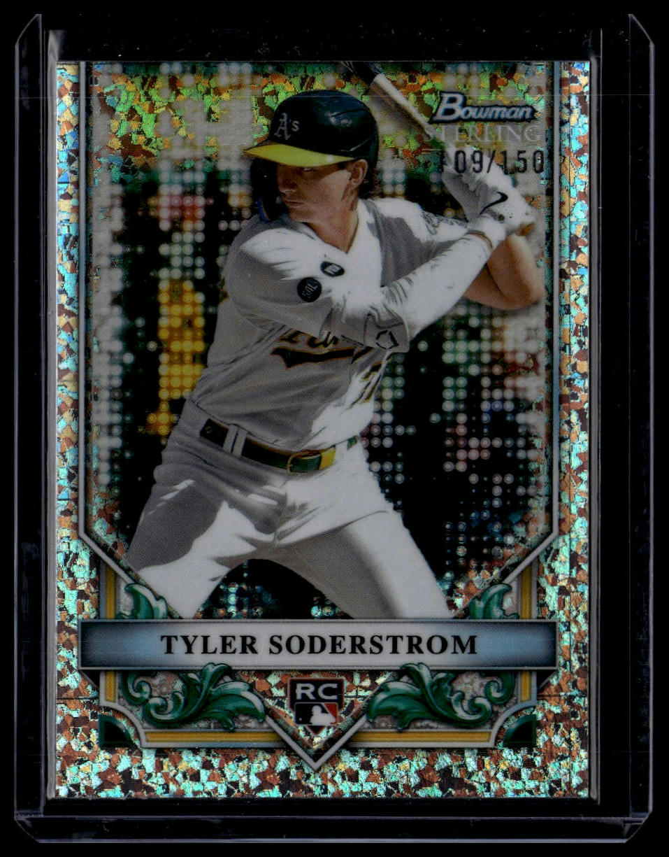 2024 Bowman Sterling #BSR-44 Tyler Soderstrom Mini Diamond Refractor #/150