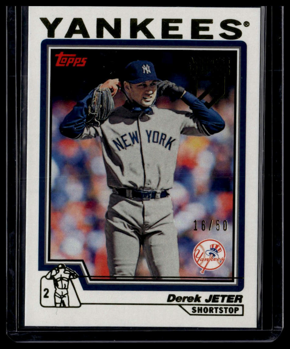 2017 Topps Archives #DJ-12 Derek Jeter Derek Jeter Retrospective Gold Foil #/50