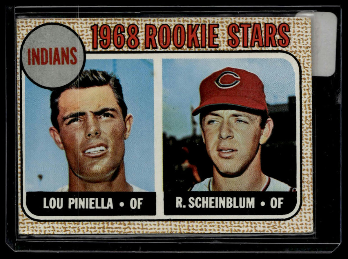 1968 Topps #16 Indians 1968 Rookie Stars (Lou Piniella / Richie Scheinblum) RS