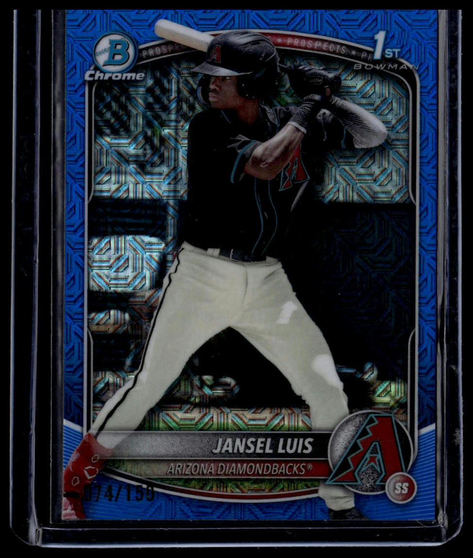 2025 Bowman #BCP-84 Jansel Luis Chrome Prospects Mojo Blue Refractor #/150