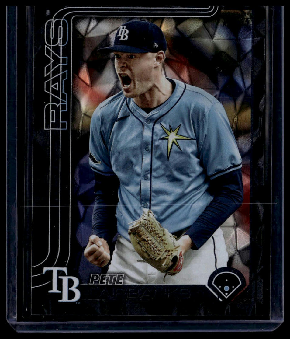 2025 Topps #198 Pete Fairbanks Black Diamante #/10