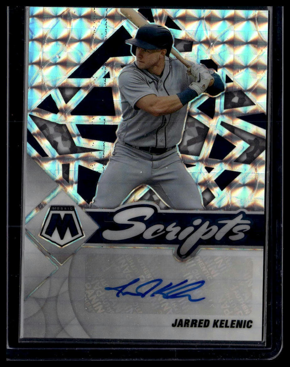 2022 Panini Mosaic #SC-JK Jarred Kelenic Scripts