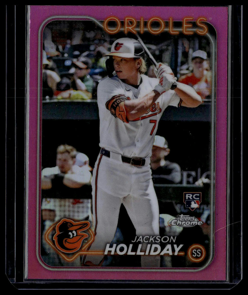 2024 Topps Chrome #88 Jackson Holliday Pink Refractors