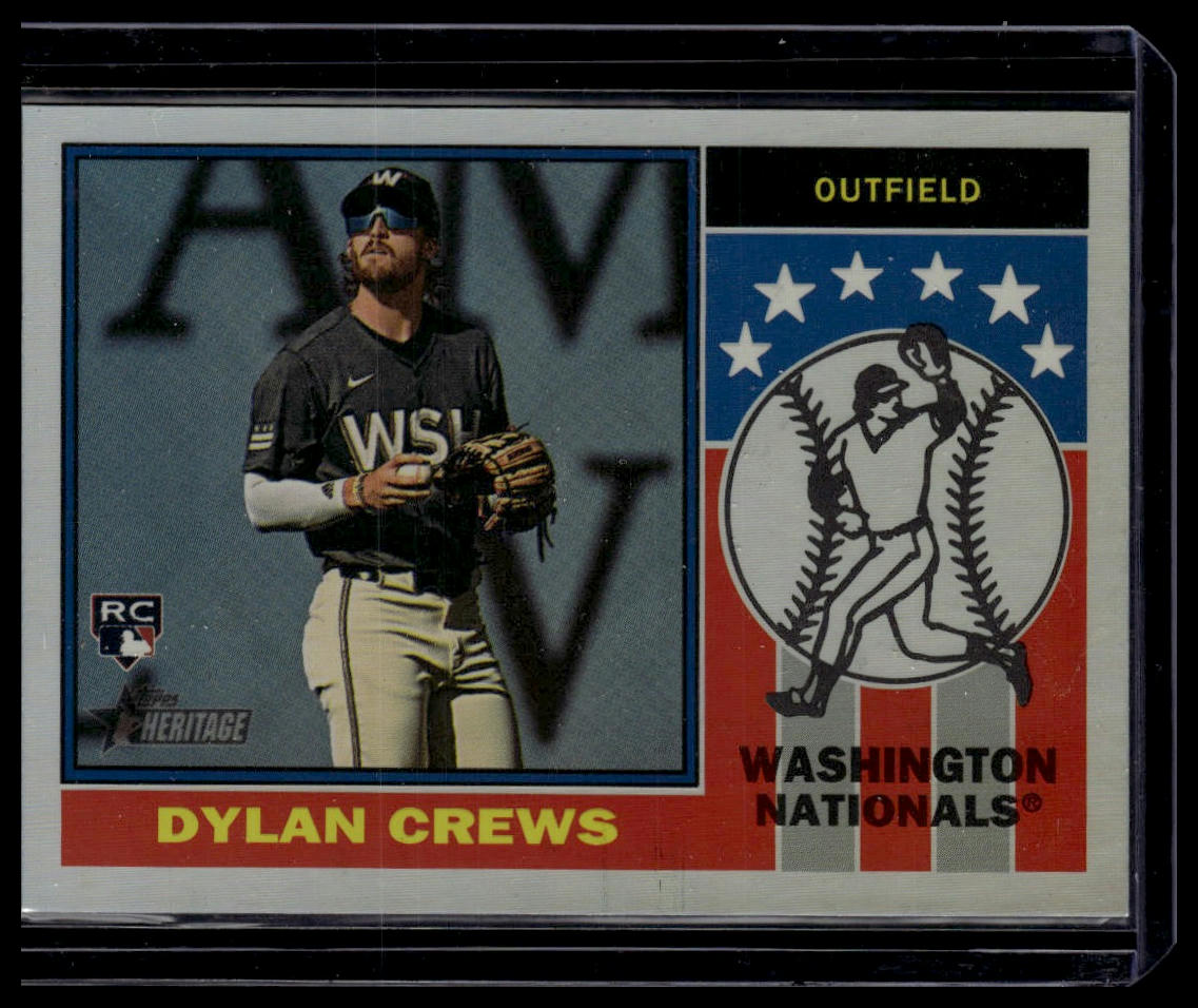 2025 Topps Heritage #76PI-15 Dylan Crews 1976 Player Icons Holographic