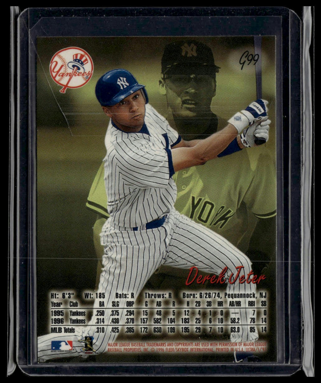 1997 Ultra #G99 Derek Jeter Gold Medallion