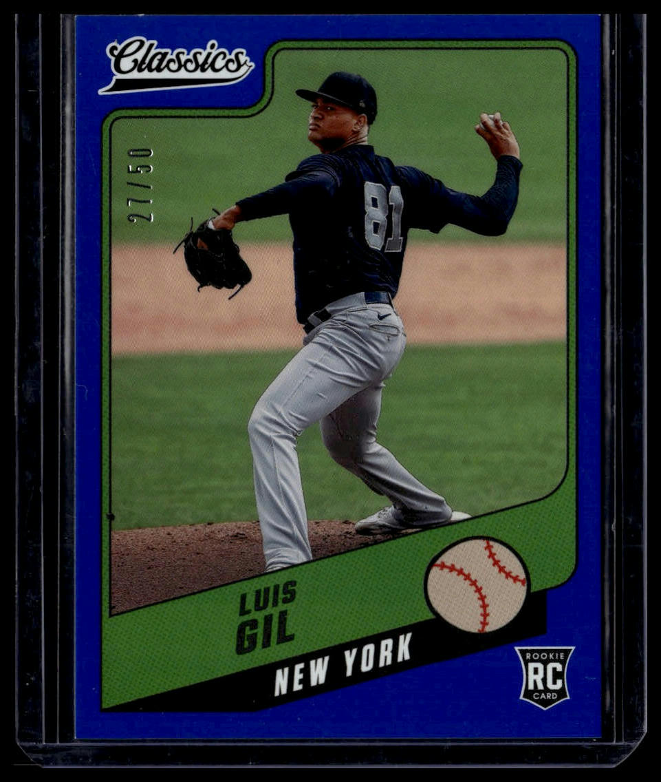 2022 Panini Chronicles #8 Luis Gil Classics Blue #/50