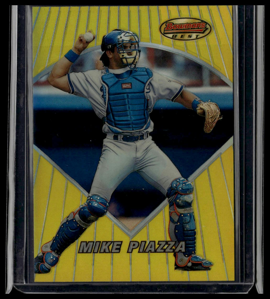 1996 Bowman #BBP 7 Mike Piazza Bowman's Best Previews Refractors