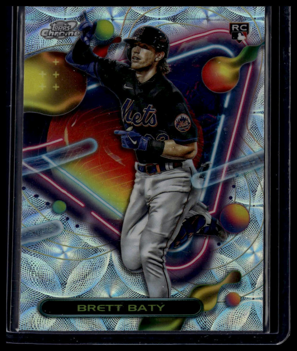 2023 Topps Chrome Cosmic #22 Brett Baty Nucleus Refractor