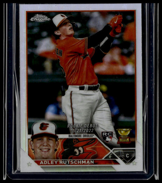 2023 Topps Chrome Update #USC1 Adley Rutschman Refractor