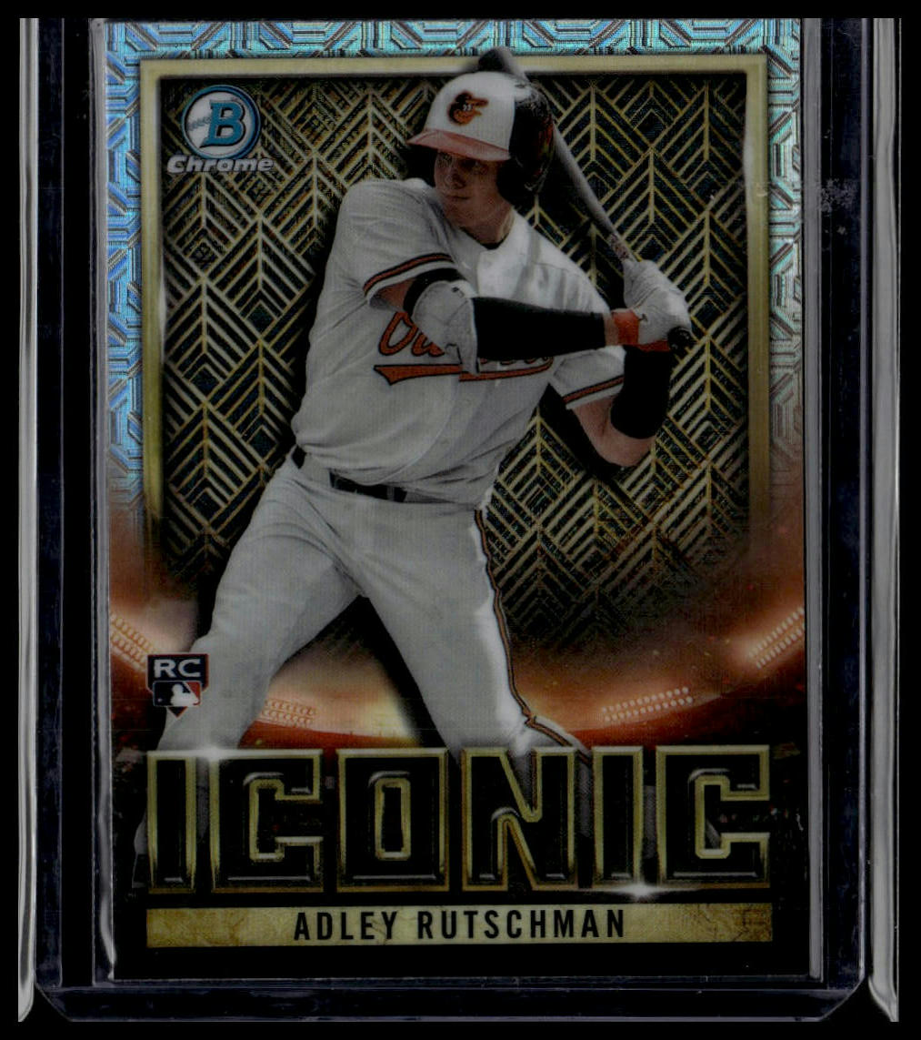 2023 Bowman Chrome #BI-21 Adley Rutschman Bowman Iconic Mojo Refractor