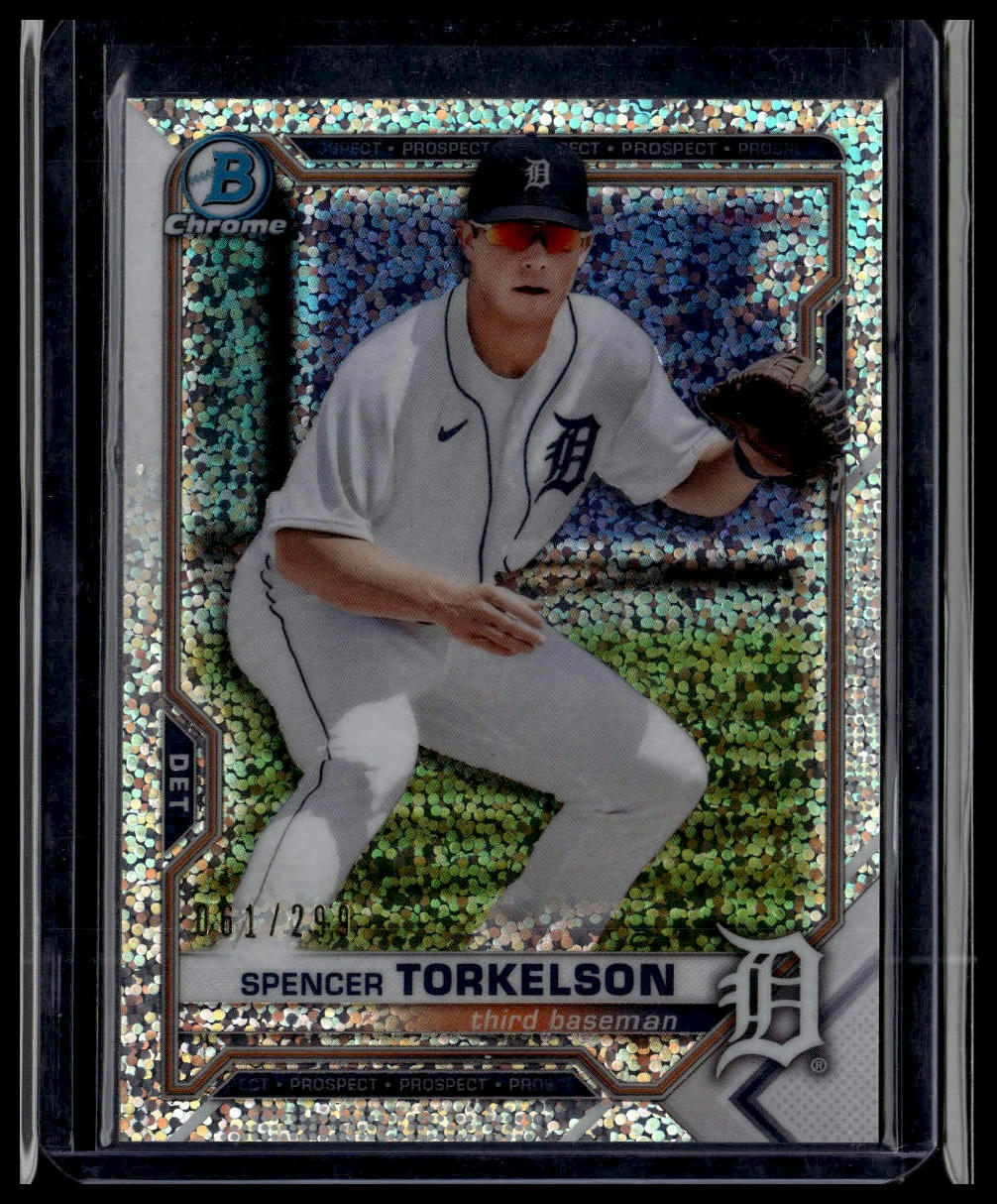 2021 Bowman #BCP-96 Spencer Torkelson Chrome Prospects Speckle Refractor #/299