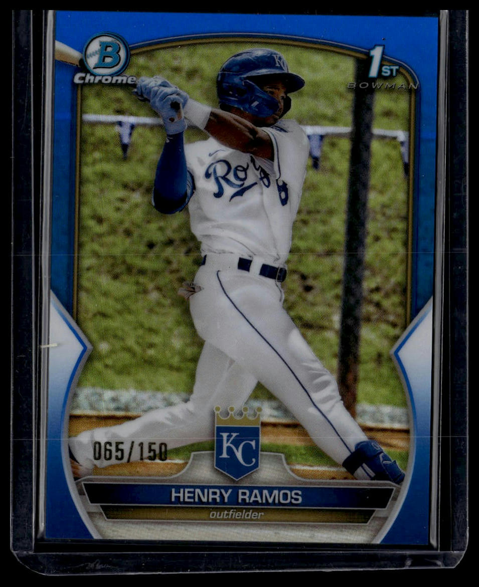 2023 Bowman #BCP-96 Henry Ramos Chrome Prospects Blue Refractors #/150
