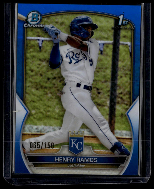 2023 Bowman #BCP-96 Henry Ramos Chrome Prospects Blue Refractors #/150