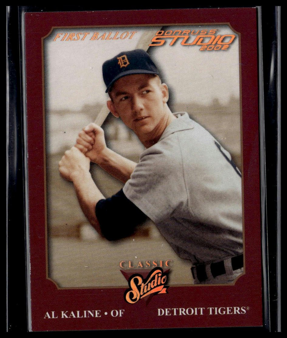 2002 Donruss Studio #CS-13 Al Kaline Classic First Ballot #/80