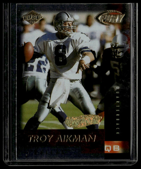 1999 Collector's Edge Fury #4 Troy Aikman Gold Ingot
