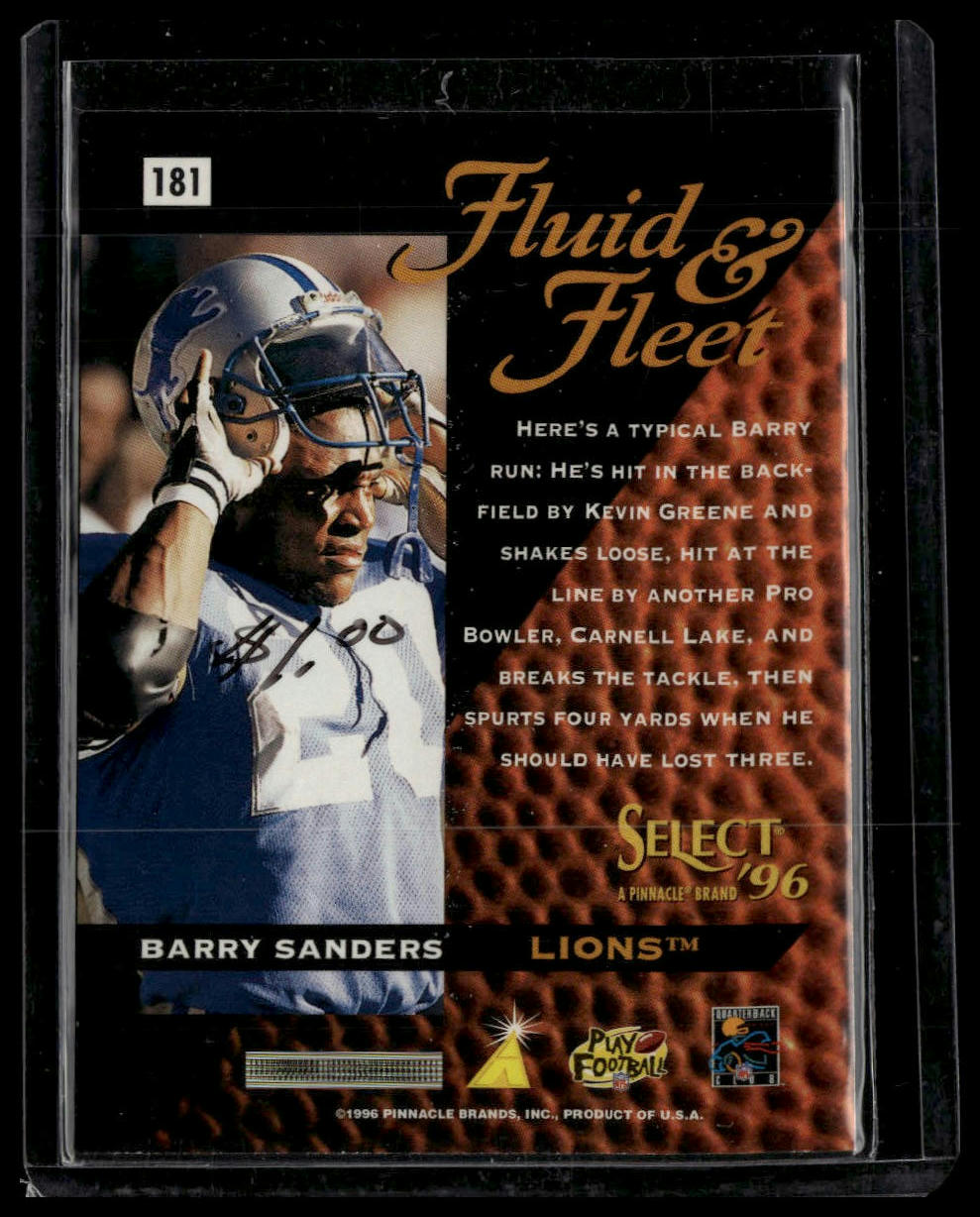 1996 Select #181 Barry Sanders