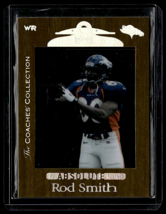 1999 Playoff Absolute SSD #30 Rod Smith Coaches Collection Silver #/500
