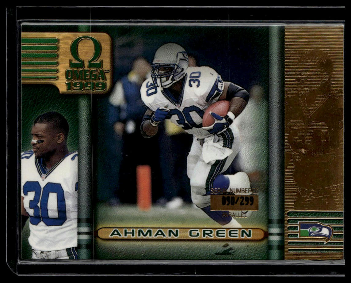 1999 Pacific Omega #214 Ahman Green Gold #/299