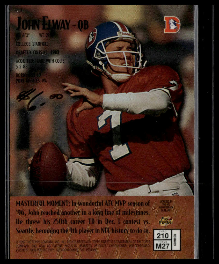 1997 Finest #210 John Elway