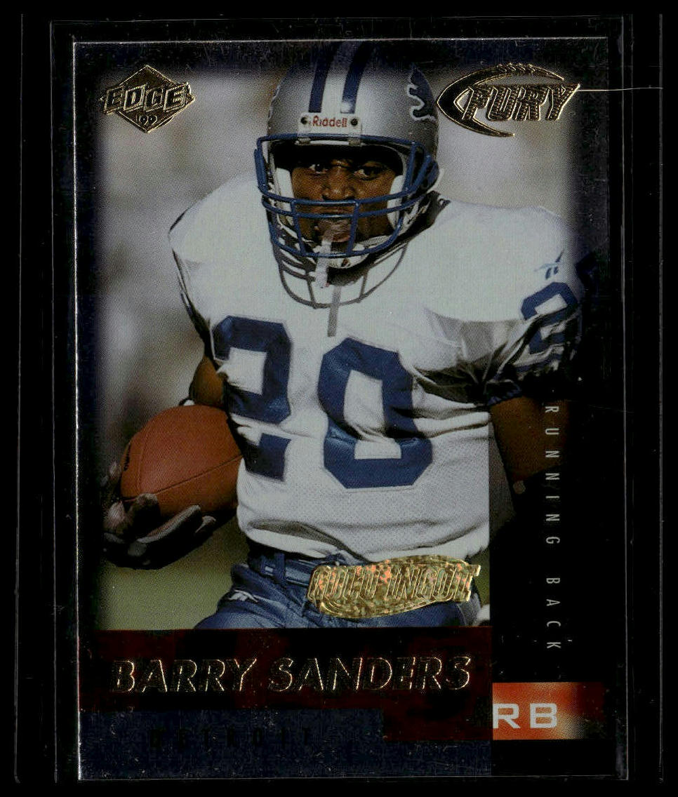 1999 Collector's Edge Fury #116 Barry Sanders Gold Ingot