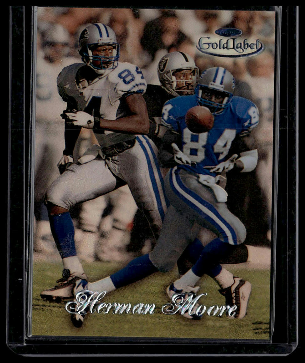 1998 Topps Gold Label #82 Herman Moore Class 2 Black Label
