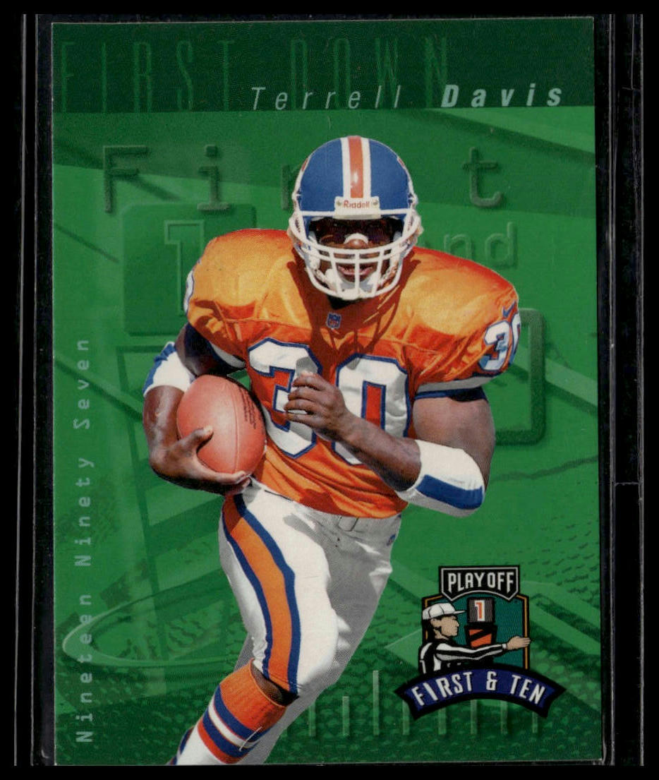 1997 Playoff First & Ten #K145 Terrell Davis Kickoff