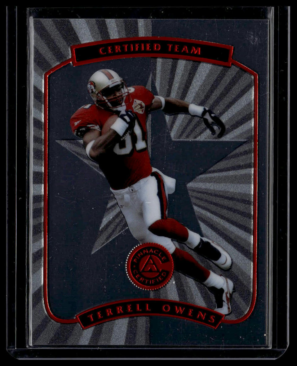 1997 Pinnacle Certified #18 Terrell Owens Certified Team