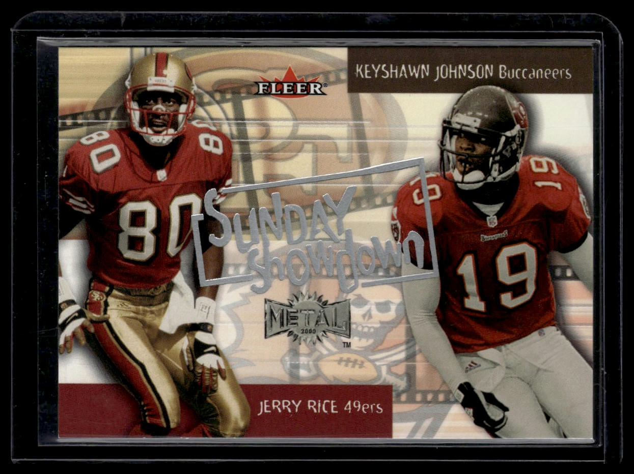 2000 Metal #15 SS Jerry Rice / Keyshawn Johnson Sunday Showdown