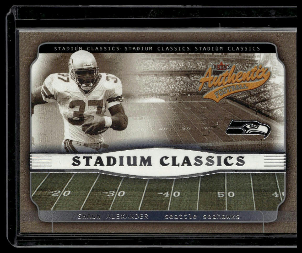 2002 Fleer Authentix #15 SC Shaun Alexander Stadium Classics