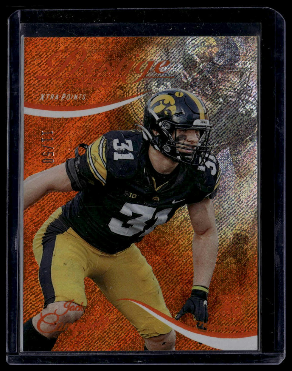 2023 Panini Prestige #342 Jack Campbell Xtra Points Premium Orange #/50