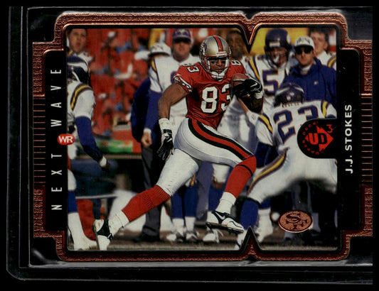 1998 Upper Deck UD3 #50 J.J. Stokes Die Cuts #/2000