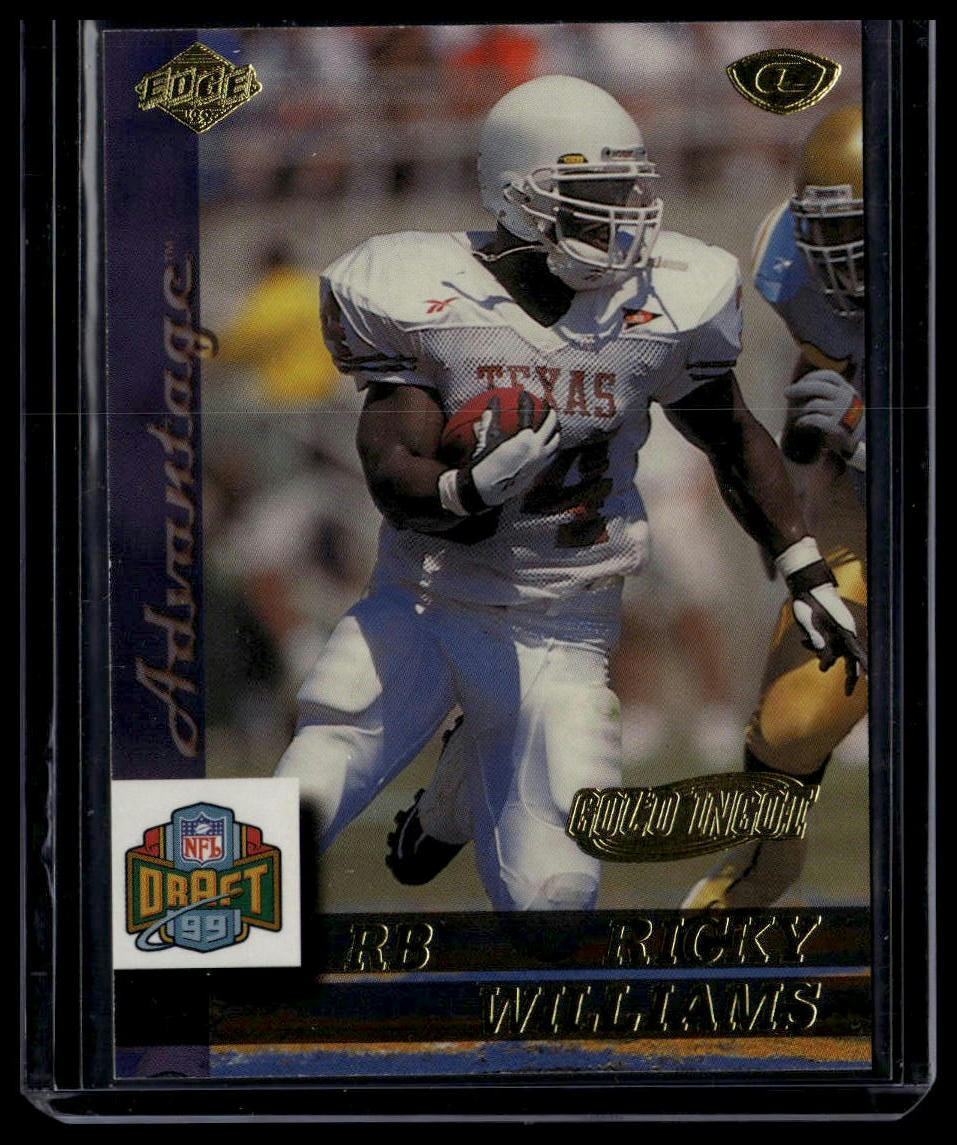 1999 Collector's Edge Advantage #186 Ricky Williams Gold Ingot
