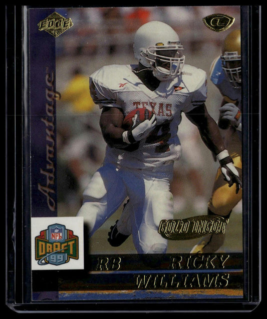1999 Collector's Edge Advantage #186 Ricky Williams Gold Ingot