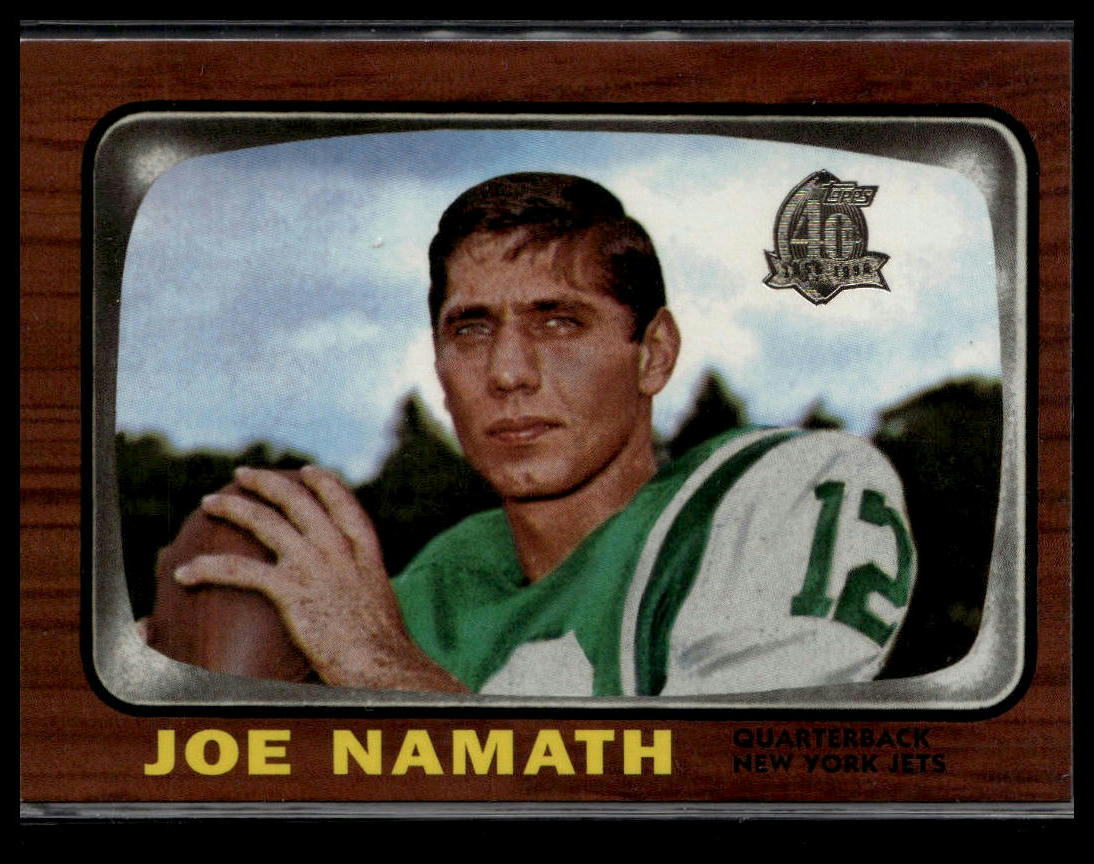 1996 Topps #96 Joe Namath Joe Namath Reprints
