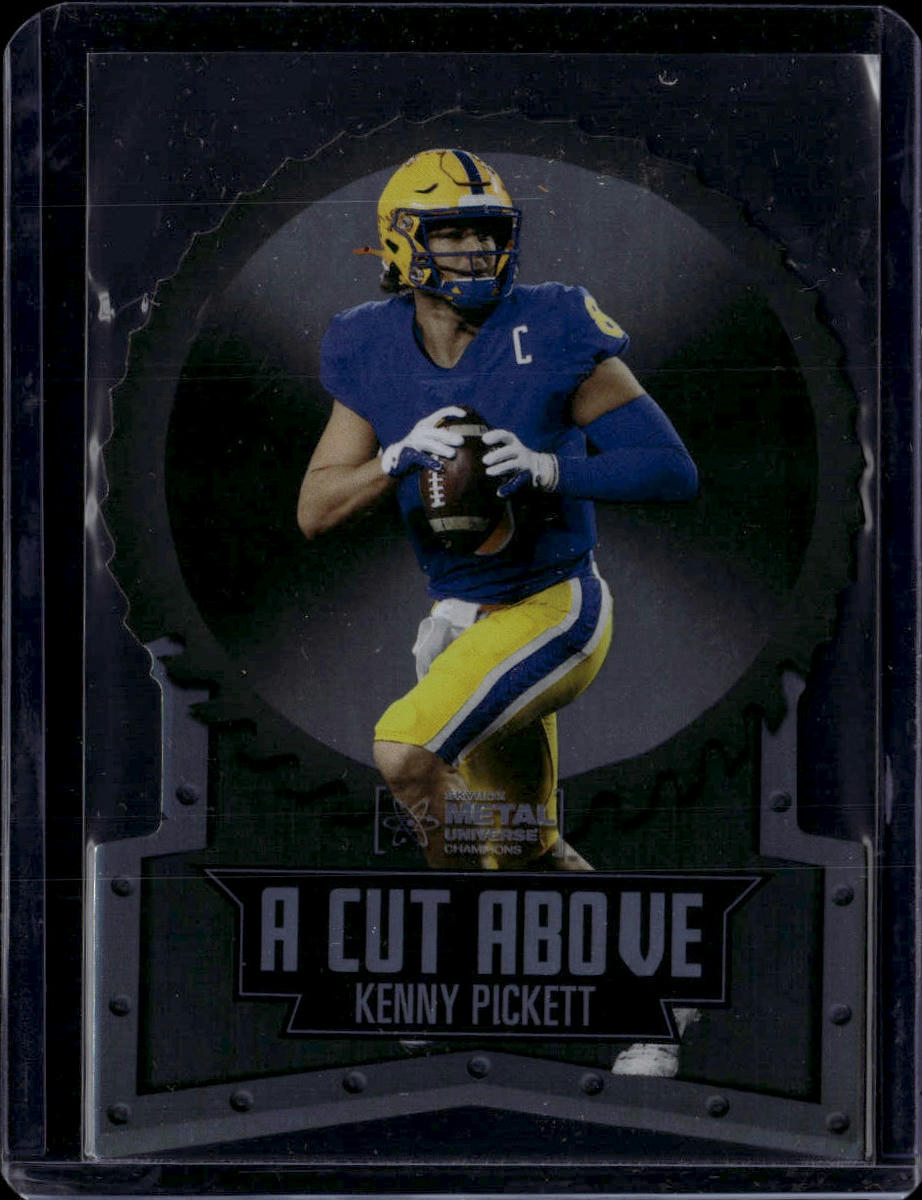 2022 SkyBox Metal Universe Champions #ACA-12 Kenny Pickett A Cut Above