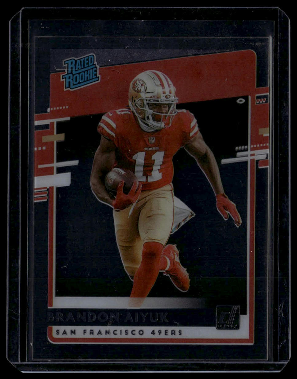 2020 Panini Chronicles #RR-BA Brandon Aiyuk Clearly Donruss Rated Rookies