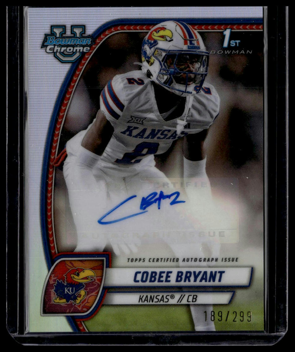 2024 Bowman U Chrome #PA-CBR Cobee Bryant Auto Refractor /299
