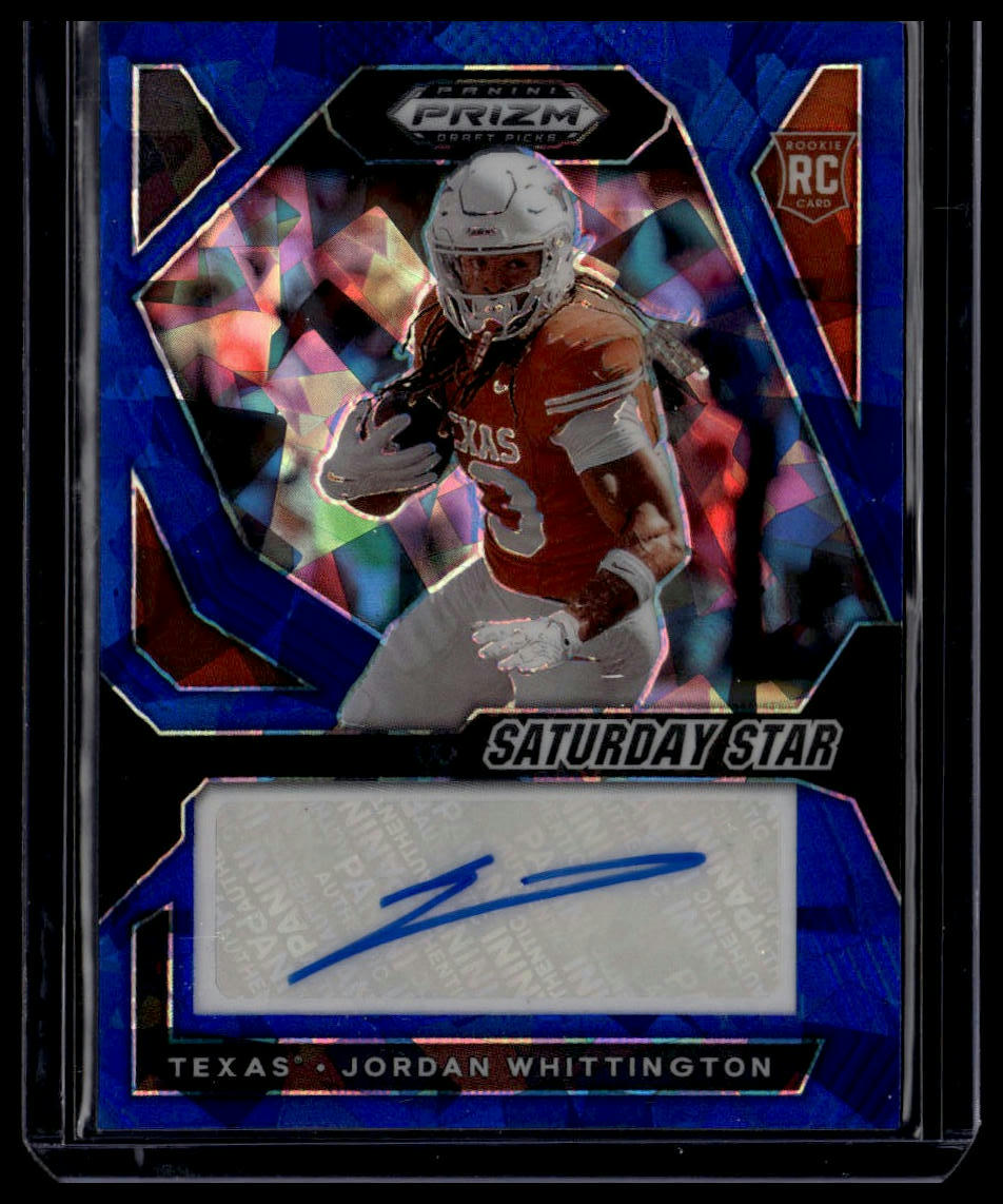 2024 Panini Prizm Draft #SSS-JWN Jordan Whittington Saturday Star Blue Ice /75
