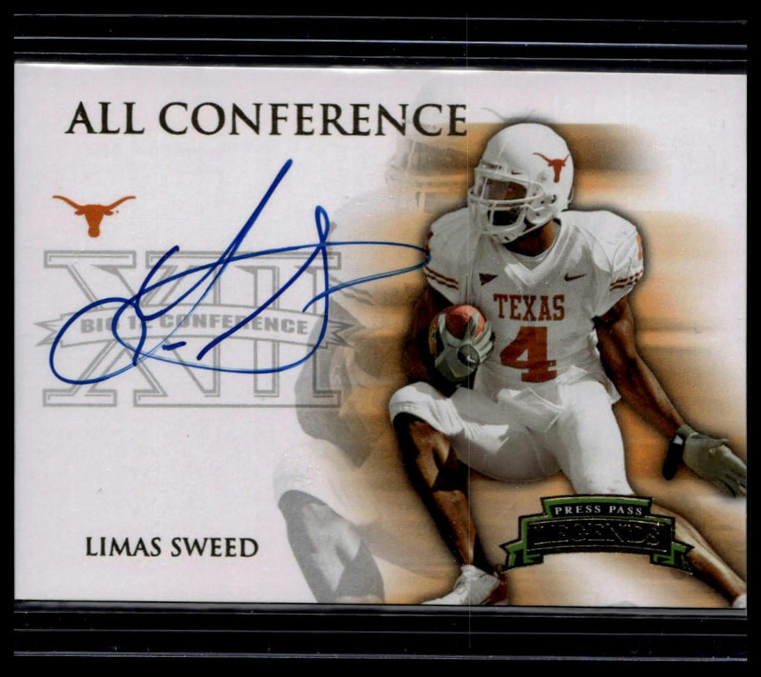 2008 Press Pass Legends #AC-LS Limas Sweed All Conference Autographs Gold #/150