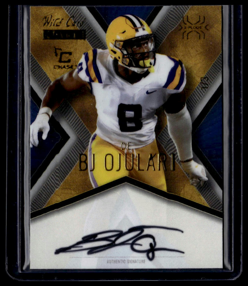 2023 Wild Card Matte - Xplode Blue/Gold #MXP-A BJ Ojulari #/3
