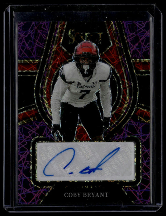 2022 Panini Select Draft Picks #RS-CBR Coby Bryant Signatures Purple Lazer /89