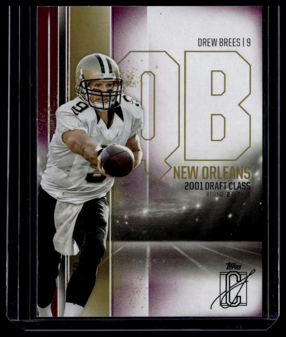 2024 Topps Signature Class #35 Drew Brees Magenta #/250