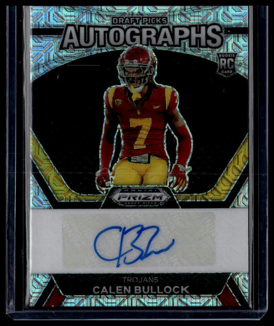 2024 Panini Prizm Draft Picks #DPA-CBK Calen Bullock Autographs Mojo /25