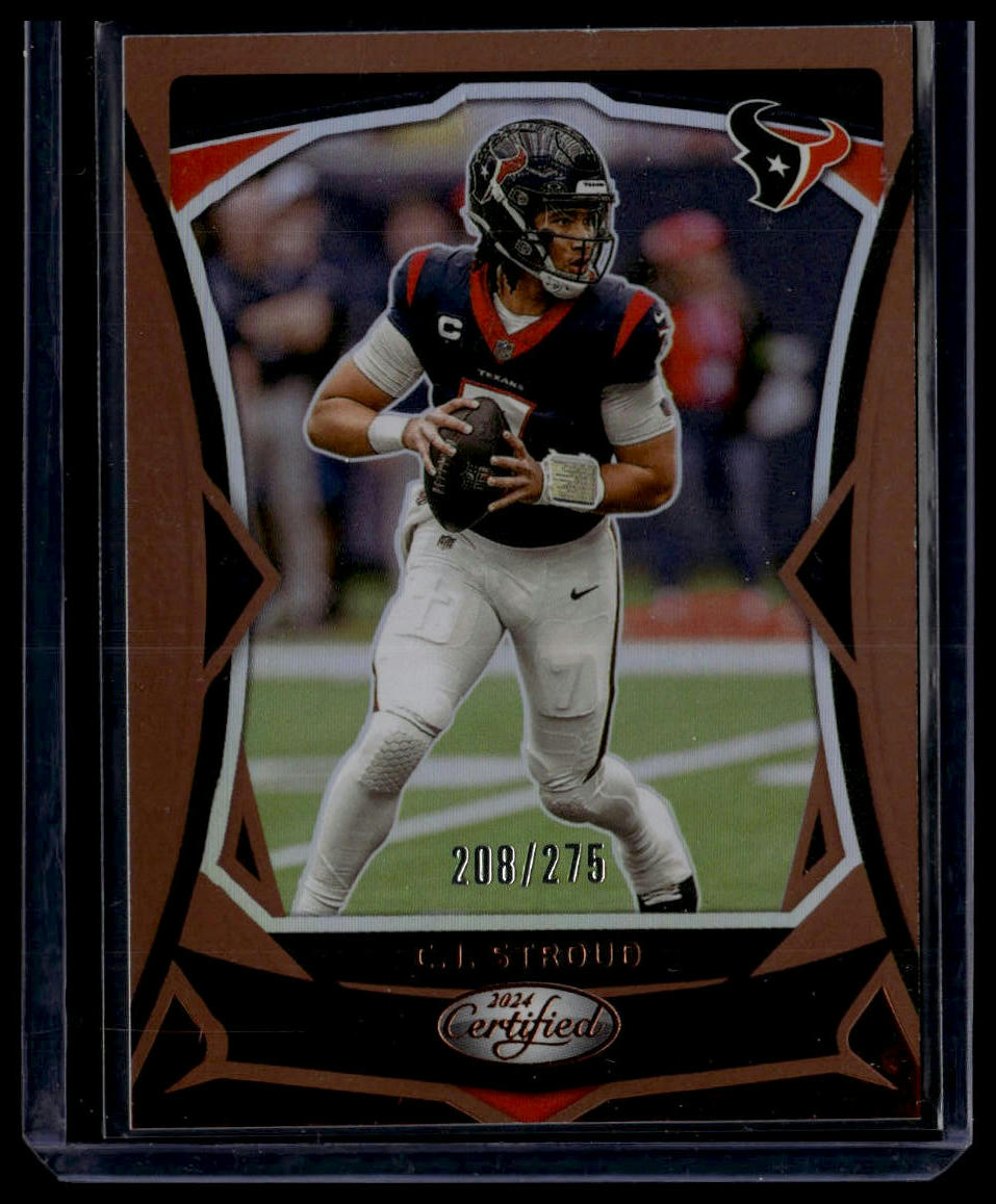 2024 Panini Certified #18 C.J. Stroud Mirror Bronze #/275