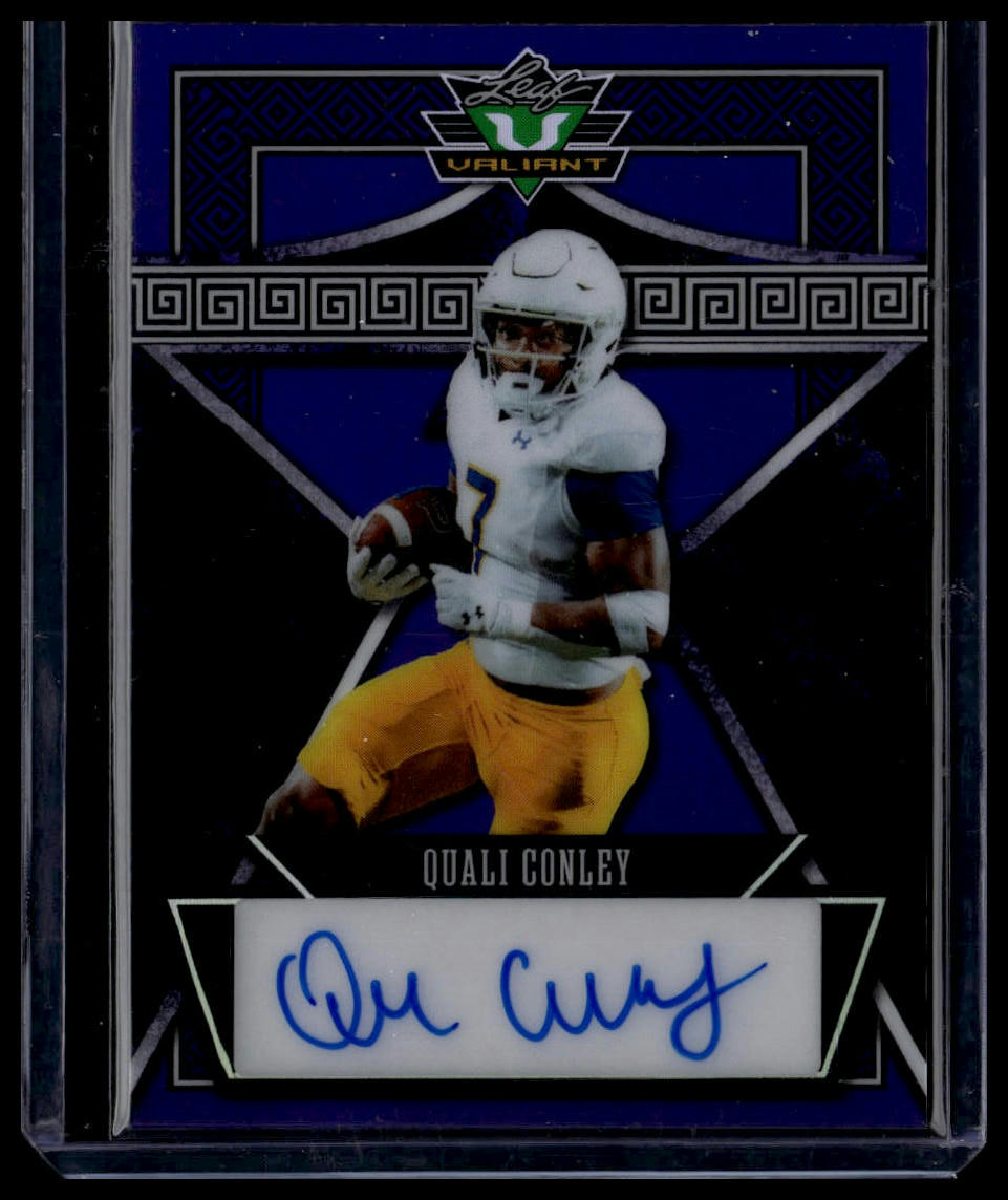 2024 Leaf Eclectic - Valiant Prismatic Purple #V-QC1 Quali Conley #/6